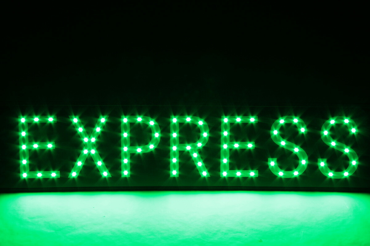 楽天市場】【千円割引有】EXPRESS LEDプレート 7色カラー
