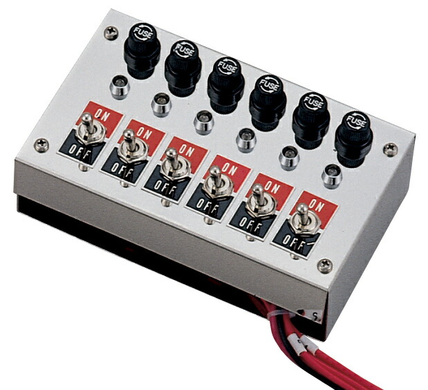 楽天市場】6連スイッチボックス 524011 ジェットイノウエ トラック用品