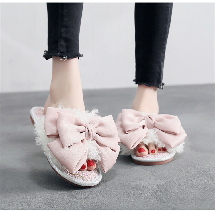 2カラー レディース リボンスリッパ 室内履き おしゃれ かわいいスリッパ オフィス フォーマル ルームシューズ もこもこ ふわふわ パーマ サロン 来客用 ギフト ファースリッパ 春 送料無料 売れ筋介護用品も 59 割引 Festina Pl