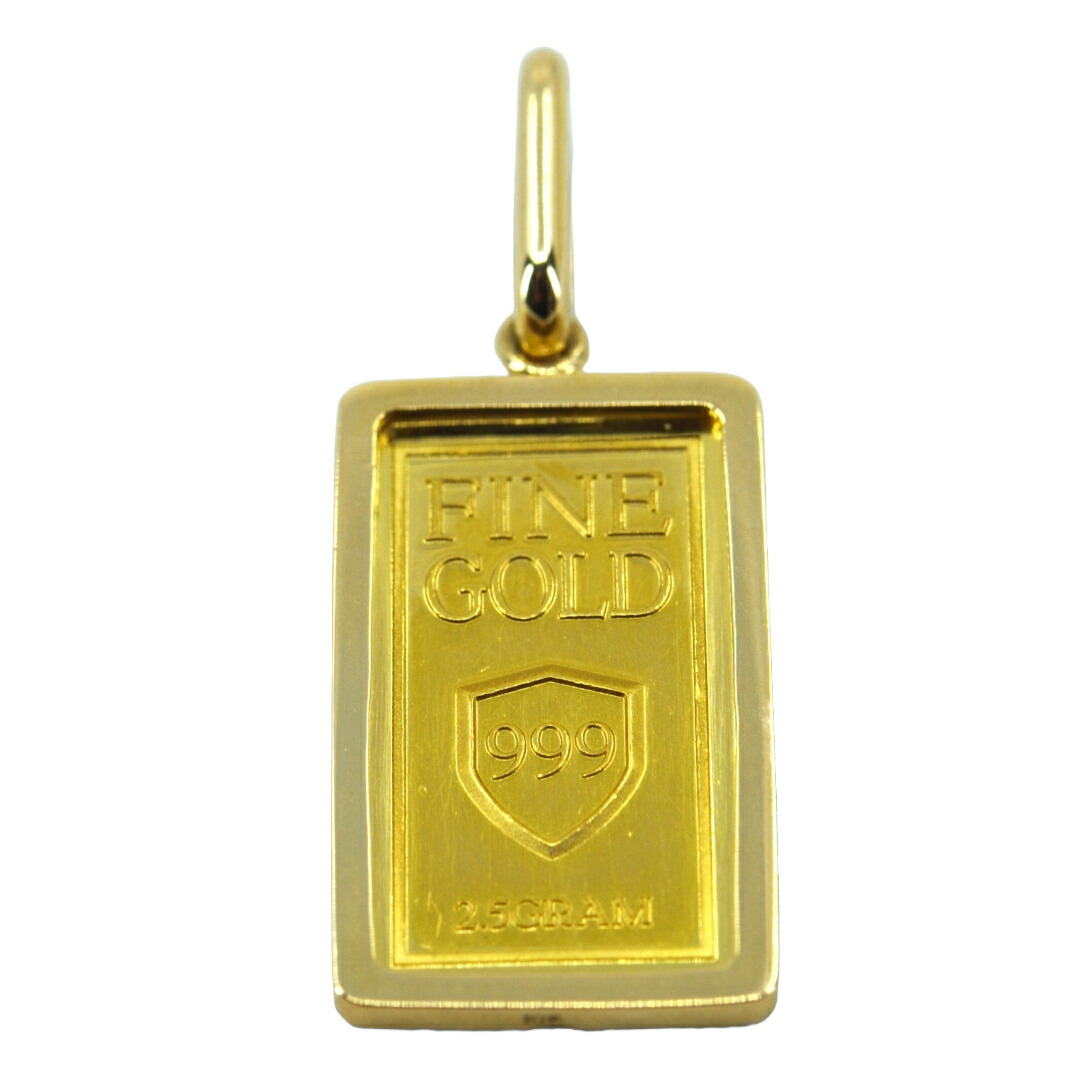 楽天市場】【美品】 K24 インゴット ネックレス トップ 5g スイス