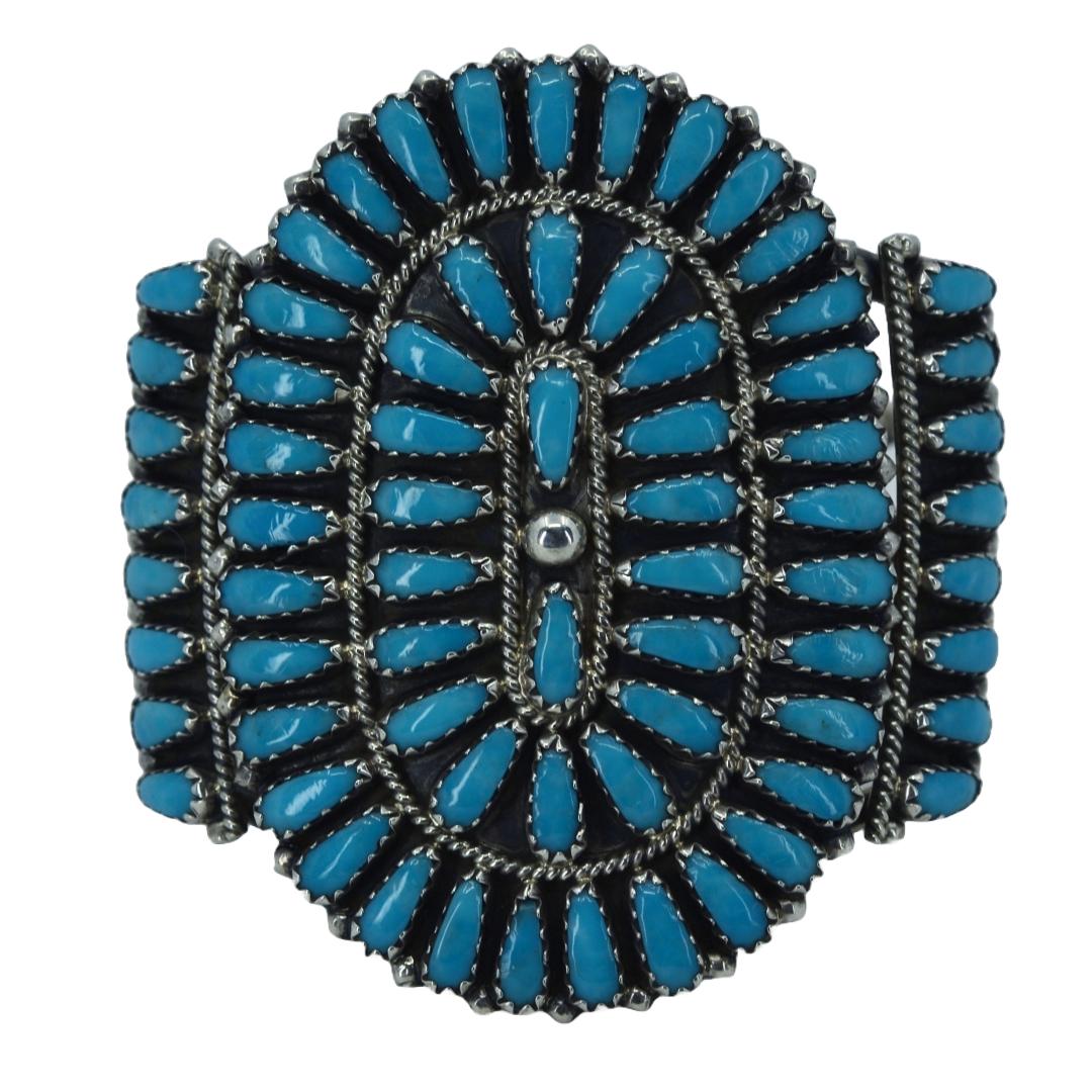 SAAD サード シルバー925 ブレスレット バングル ターコイズ SAAD