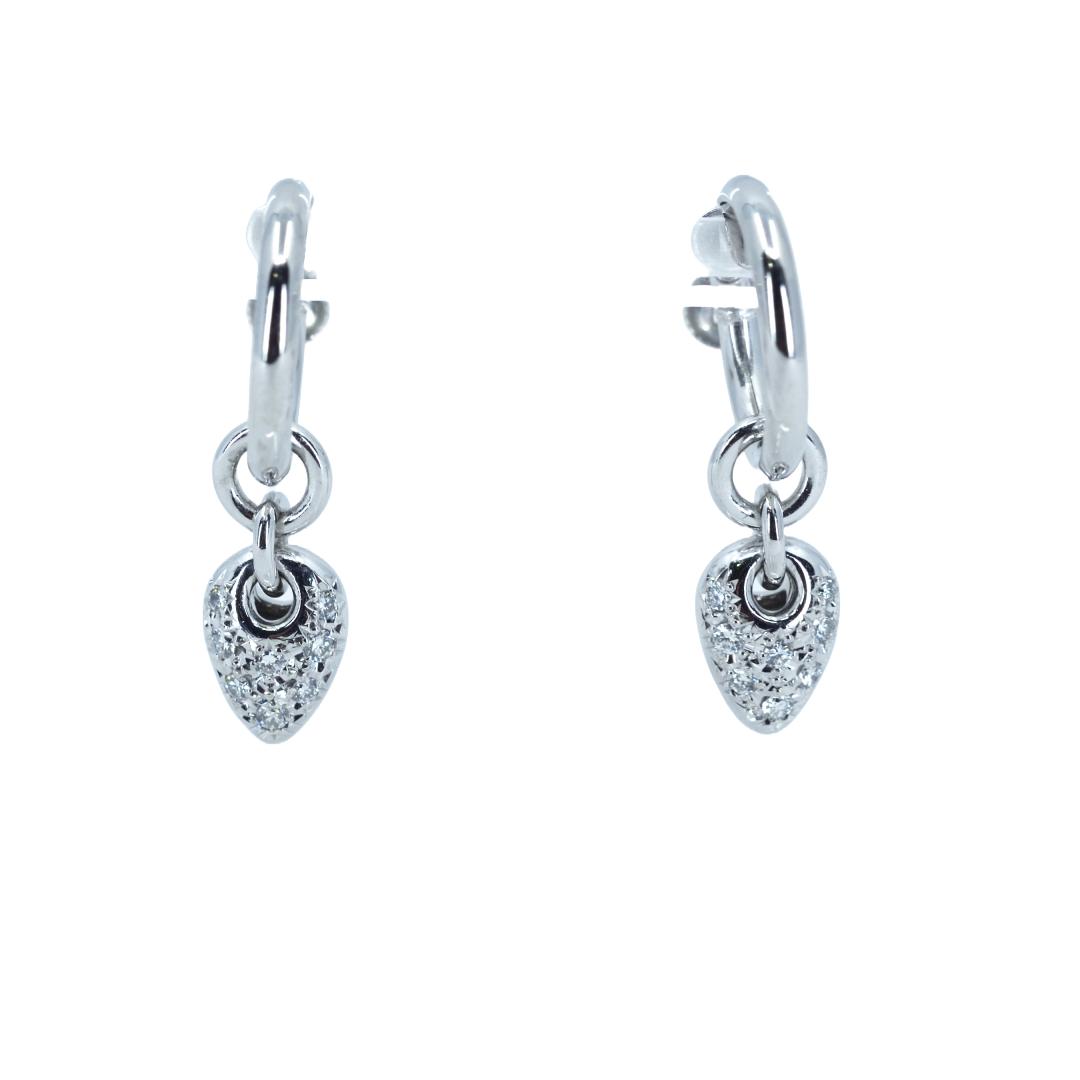 タサキ　ダイヤK18ピアス TASAKI 18K ダイヤピアス