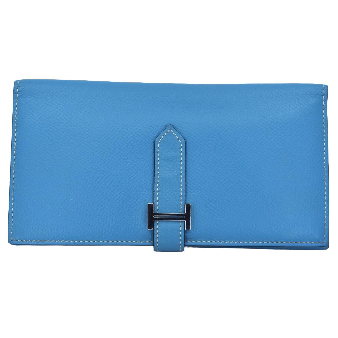 ✨美品✨ エルメス フールトゥ パース GM ロングウォレット HERMESエルメスフールトゥパースGM長財布キャンバスネイビー