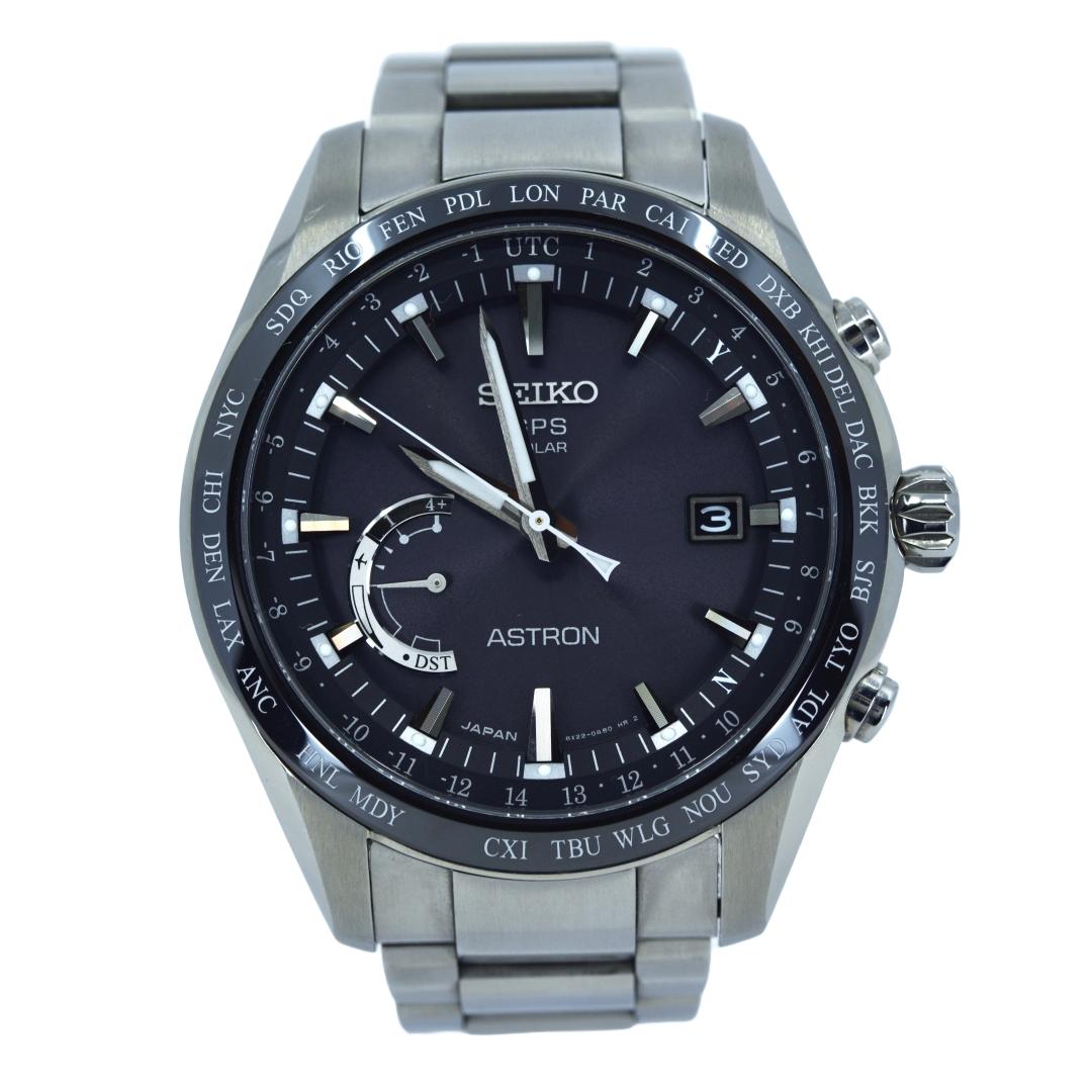 セイコー SEIKO アストロン チタン シルバー/ブラック チタン、セラミック メンズ ブランド時計/高級時計/ウォッチ/腕時計/Watch/男性用腕時計/メンズウォッチ/紳士時計/メンズ時計 【中古】|TORAFUKU虎福 店