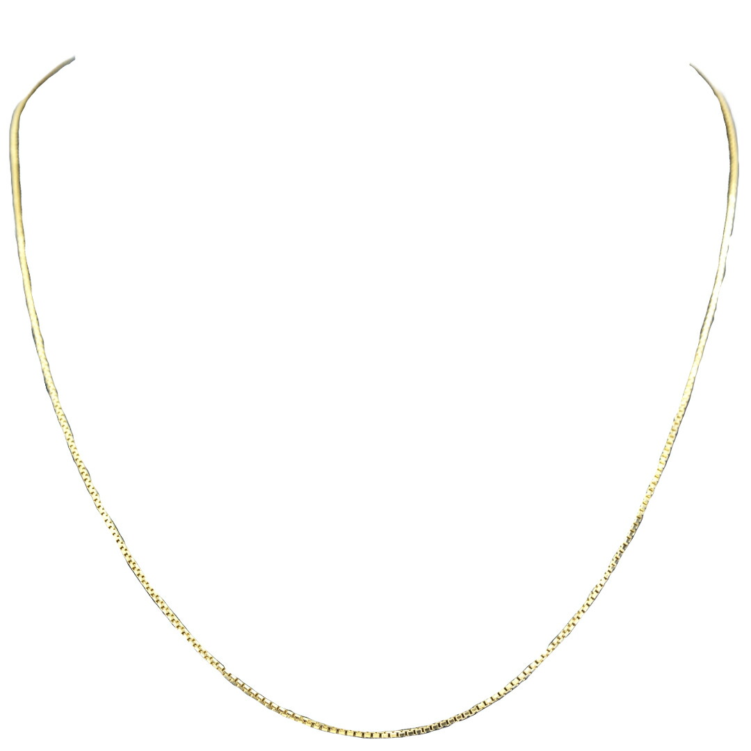 K18 ベネチアンチェーンネックレス ゴールド K18 約59糎 メンズ 宝飾品／珠玉／宝飾品／貴金属 ／首飾り／頸飾り／チェーン店首飾り 【中古】
