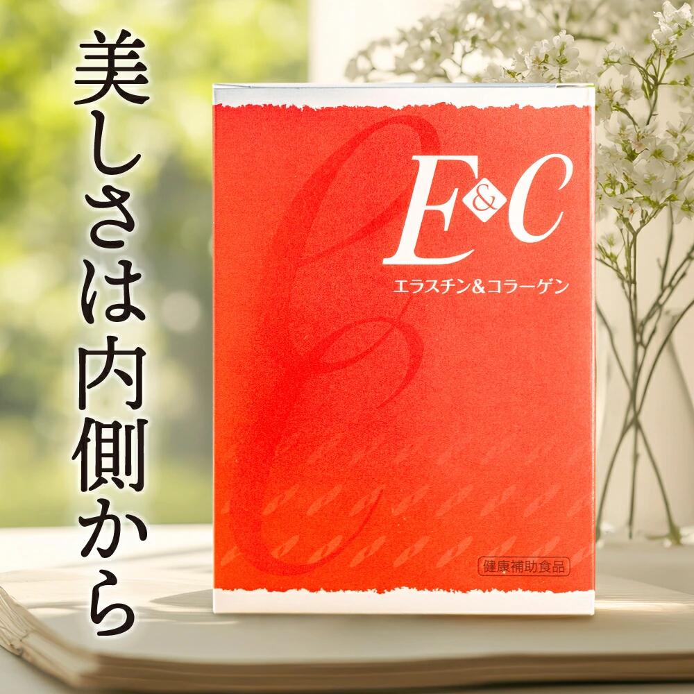 エラスチン＆コラーゲン E＆C 30包 エラスチン食品 コラーゲン サプリメント