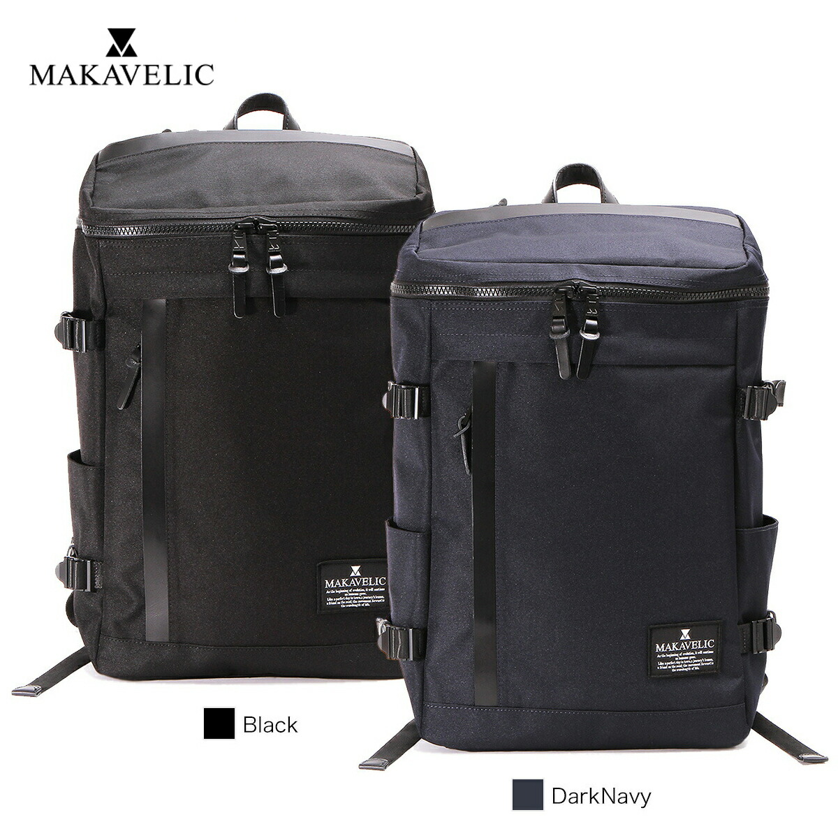 【定まり品1年引き請ける】マキャベリック 背嚢 チェース MAKAVELIC CHASE RECTANGLE DAYPACK うしろ側容器に並べる 22-25L 通い 通学 心地好い 町若い者 デイパック メンズ レディース 真四角 ジップ開閉 3106-10121 定まり売りわたす店
