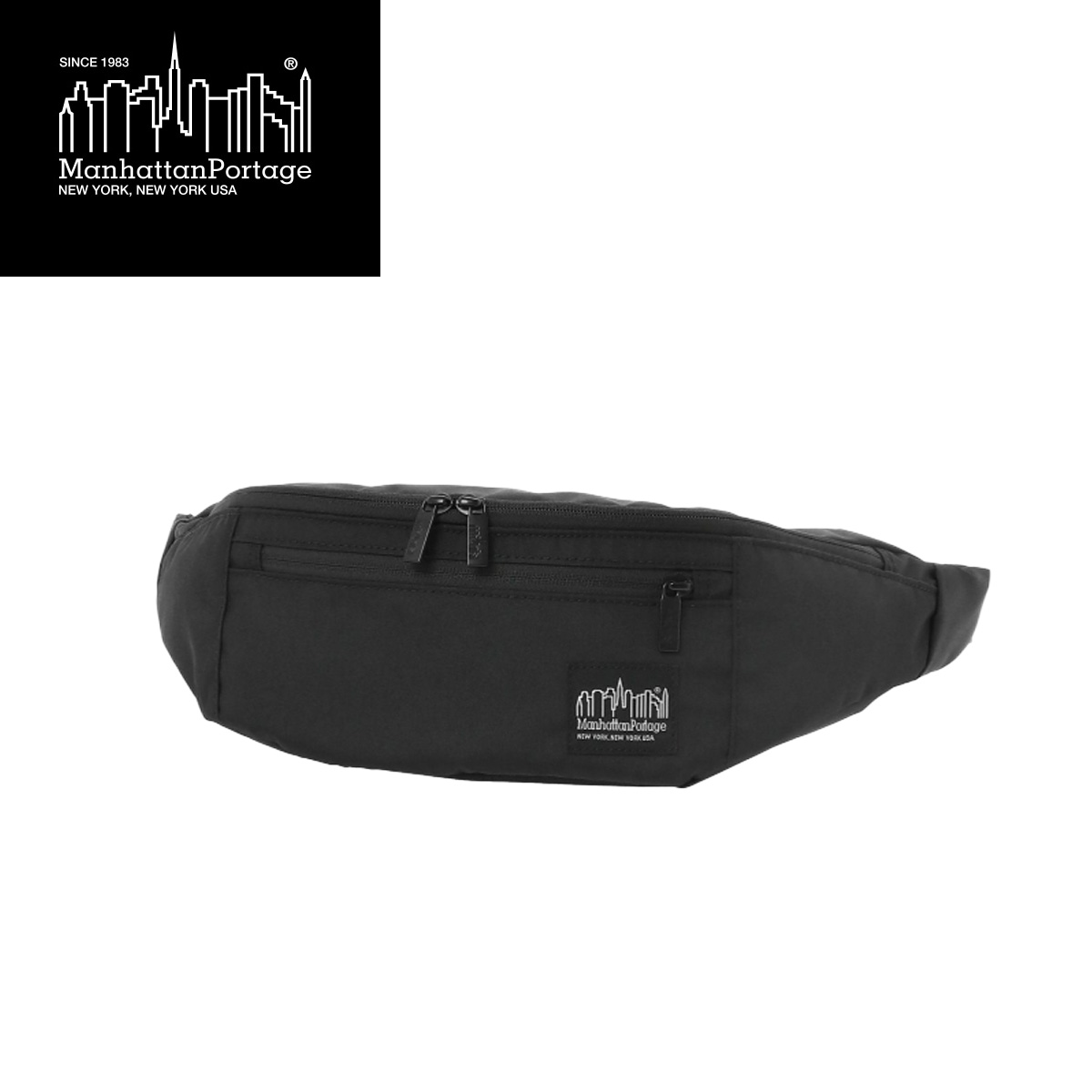 【定め事品】マンハッタンポーテージブラックレーベル ショルダーバッグ Manhattan Portage BLACK LABEL ELRIDGE WAIST BAG CORDURA 305P ショルダーバッグ MP1110-305PBL 定め事売りわたす店 父の日  差し上げ物 かっこいい