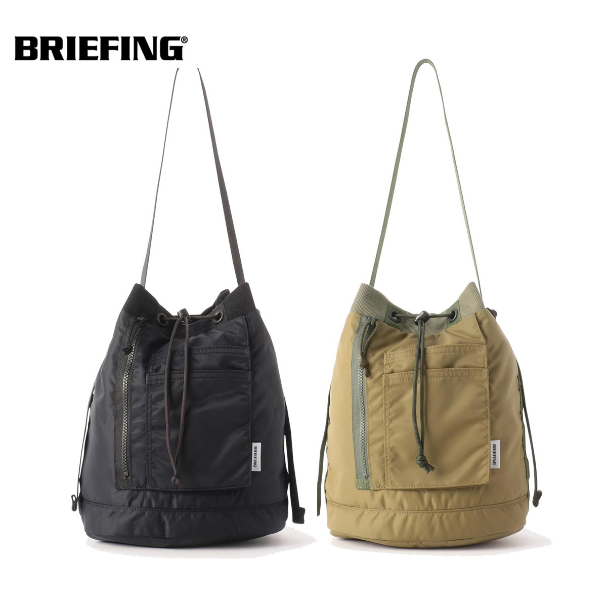 ブリーフィング ショルダーバッグ BRIEFING DRAWSTRING SHOULDER L ショルダーバッグ 11.2L メンズ レディース BRA253L54 【正規販売店】