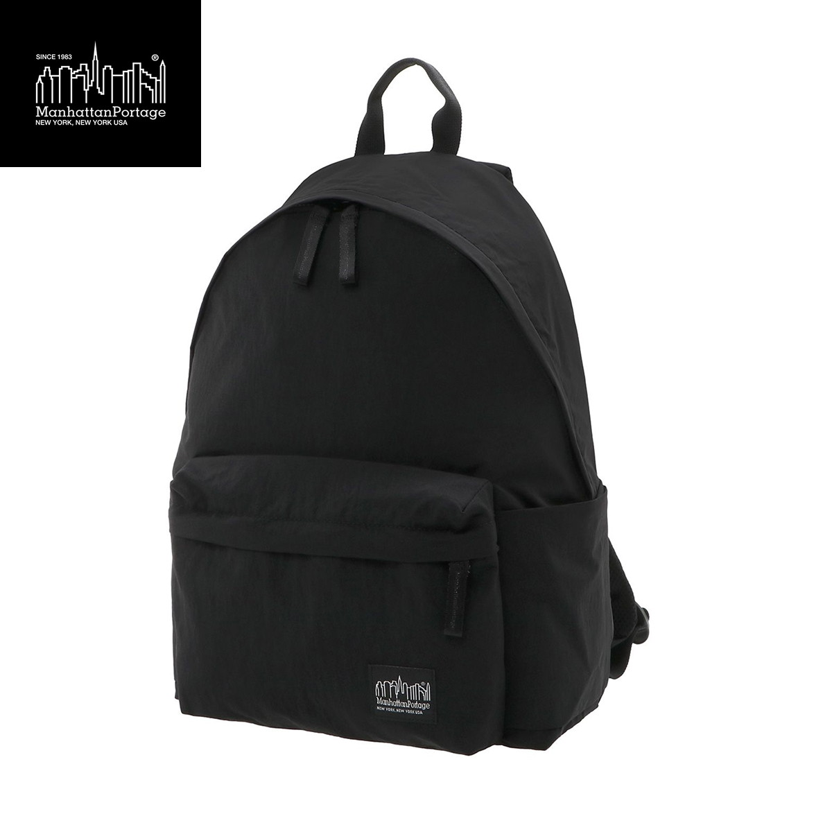 マンハッタンブラック リュック Manhattan BLACK STUYTOWN BACKPACK NYLON TUSSAH バックパック リュック 19L 13インチPC対応 A4サイズ対応 メンズ レディース MP1277TSCBL 【正規販売店】