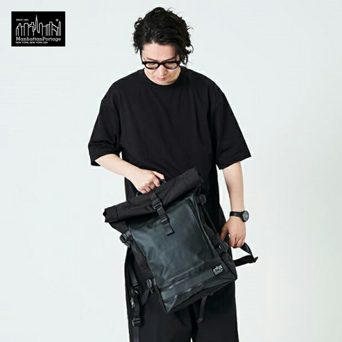 楽天市場 正規販売店 マンハッタンポーテージブラックレーベル バックパック リュック Prospect Backpack Manhattan Portage Black Label Mp1261bl 公式 バッグ通販torato