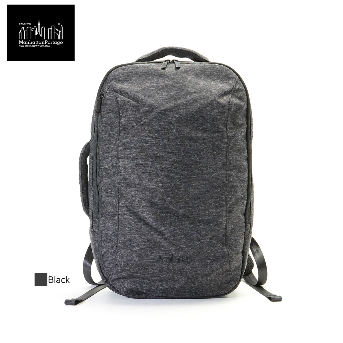 マンハッタンポーテージブラックレーベル NASSAU BACKPACK BLACK