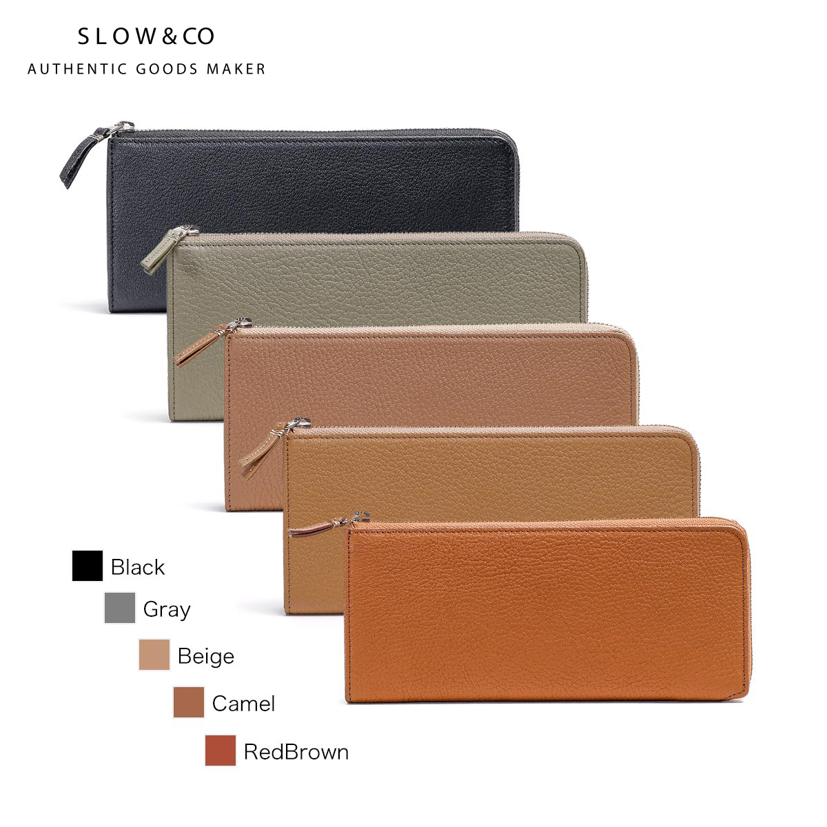 SLOW S0659G ラウンドジップ レザー ロングウォレット 長財布 楽天市場】＜クーポン対象外＞スロウ レザー ラウンド ロング