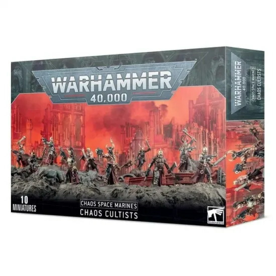 送料無料【ウォーハンマー 40000】ケイオス・スペースマリーン：ケイオス・カルティスト CHAOS SPACE MARINES: CHAOS CULTISTS 43-88