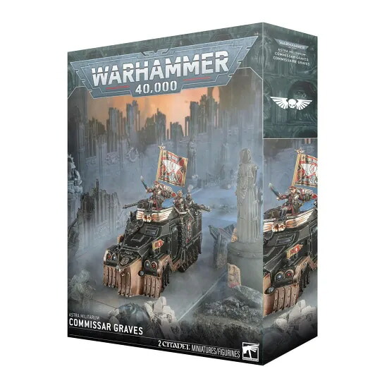 貨物輸送無料 5/9発売取って置く【ウォーハンマー40000】アストラ・ミリタルム：政治士官グレイヴス ASTRA MILITARUM: COMMISSAR GRAVES 47-58