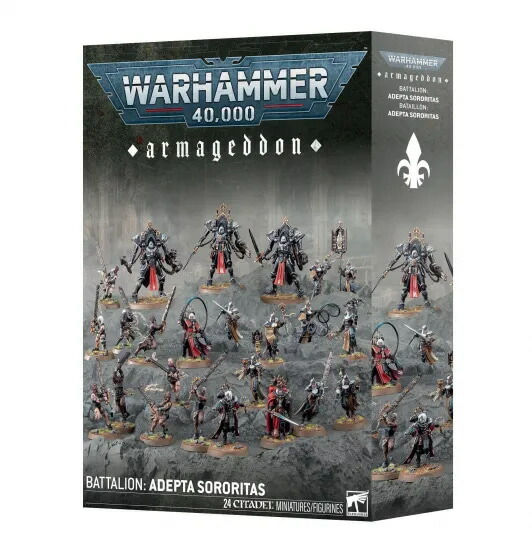 貨物輸送無料 5/9発売取って置く【ウォーハンマー40000】アルマゲドン・バタリオン：アデプタ・ソロリタス ARMAGEDDON BATTALION: ADEPTA SORORITAS