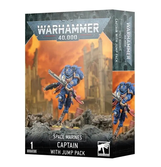 [送料無料] 【ウォーハンマー 40000】スペースマリーン:キャプテン（ジャンプパック装備） SPACE MARINES: CAPTAIN WITH JUMP PACK 48-17