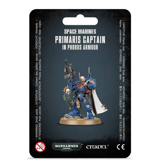 [送料無料] 【ウォーハンマー 40000】スペースマリーン：キャプテン（フォボスアーマー装備） SPACE MARINES:CAPTAIN IN PHOBOS ARMOUR 48-68