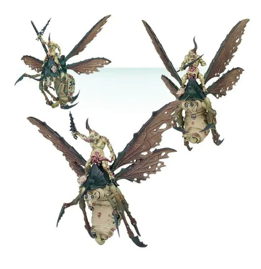 貨物輸送無料【ウォーハンマー 40000】デスガード:プレーグドローン オブ ナーグル Plague Drones of Nurgle[オンライン押さえる品]