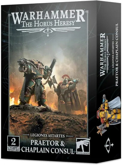 送料無料【ウォーハンマー ホルスヘレシー】PRAETOR & CHAPLAIN CONSUL プラエトール＆チャプレイン・コンスル 31-08