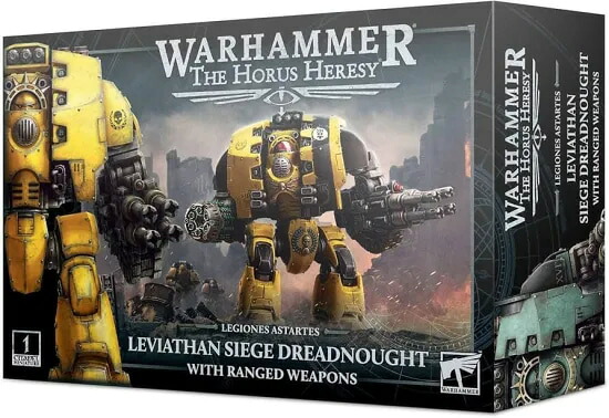 貨物輸送無料【ウォーハンマー ホルスヘレシー】LEVIATHAN SIEGE DREADNOUGHT WITH RANGED WEAPONS リヴァイアサン・シージ・ドレッドノート（罷めさせる武器体系とり備える） 31-28