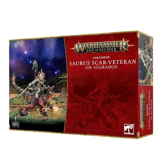 送料無料【ウォーハンマー AGE OF SIGMAR】セラフォン:ザウルス・スカーベテラン（アグラドン騎乗） SERAPHON:SAURUS SCAR-VETERAN ON AGGRADON88-24