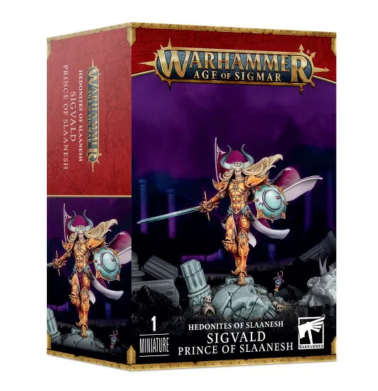 送料無料【ウォーハンマー AGE OF SIGMAR】ヘドナイト・オヴ・スラーネッシュ: “悦楽神の貴公子“ ジークワルト SIGVALD PRINCE OF SLAANESH 83-84 6,510円