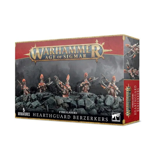 送料無料【ウォーハンマー AGE OF SIGMAR】ファイアスレイヤー:ハースガード FYRESLAYERS: HEARTHGUARD BERZERKERS 84-24
