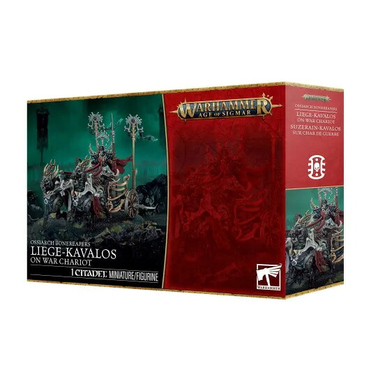 貨物輸送無料 3/7発売取っておく【ウォーハンマー AGE OF SIGMAR】オシアーク・ボーンリーパー:リージュ＝カヴァロス（ウォーチャリオット騎乗） 94-36