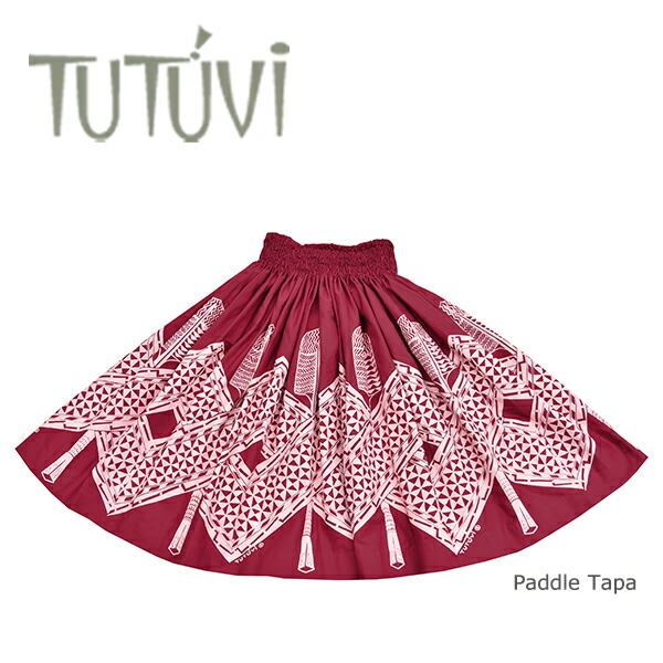TUTUVIパウスカート フラダンス パウスカート TUTUVI レフア レッド・イエロー 赤 黄