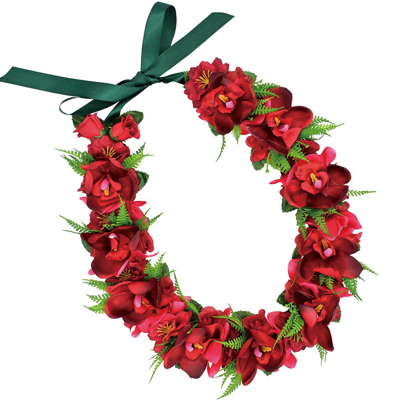 楽天市場】フラダンス衣装 レイ ハワイアンレイ フラワーレイ ハワイ