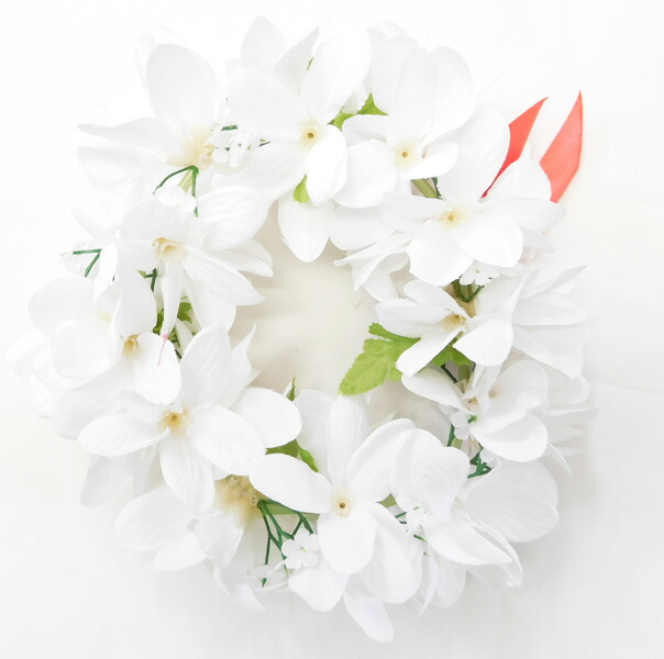 フラダンス衣装 ヘッドバンド レイポー ヘッドレイ レイ ハワイアンレイ フラワーレイ ハワイ 花飾り イベント フラ