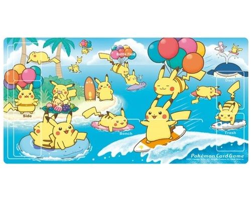 楽天市場】ポケモンカードゲーム ラバープレイマット ピカチュウの森