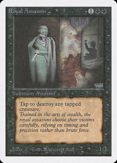 マジックザギャザリング MTG 黒 凄腕の暗殺者 2ED-124 レア 【中古】