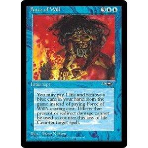 マジックザギャザリング MTG 青 Force of Will ALL-28 アンコモン 【中古】