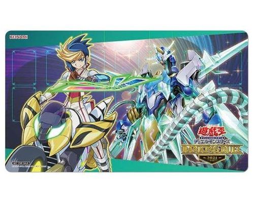 楽天市場】遊戯王 公式プレイマット 神代凌牙 ＆ 神代璃緒 V