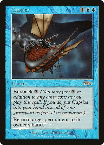 マジックザギャザリング MTG 転覆 F03-4 FNM プロモ Foil 【中古】