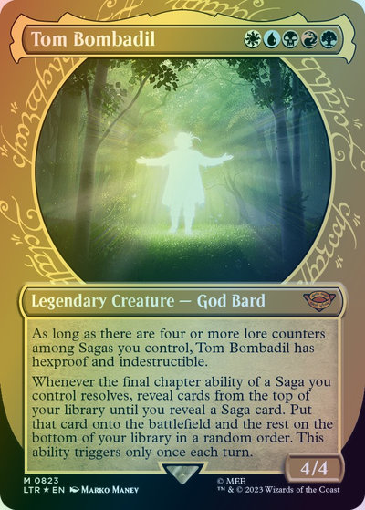 マジックザギャザリング MTG 金(多色) トム・ボンバディル(サージfoil) LTR-823 神話レア Foil 【中古】