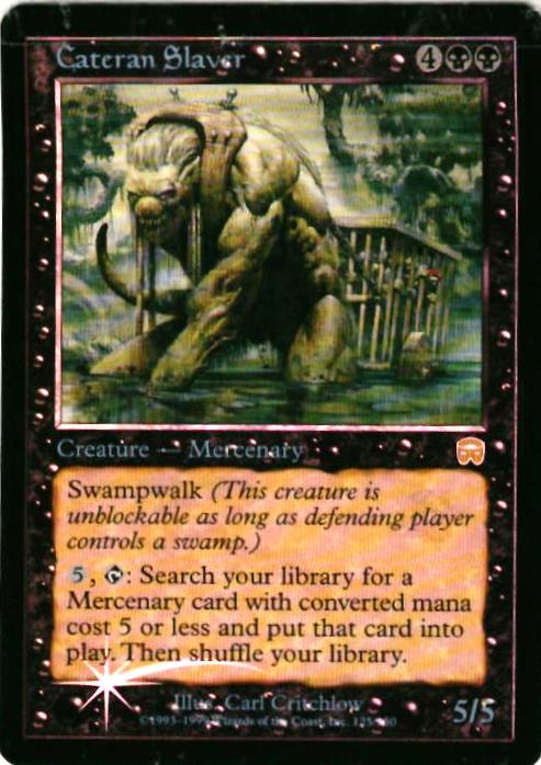 楽天市場 マジックザギャザリング Mtg 黒 カテラン組合の奴隷商人 Mmq 125 レア Foil ランクa 中古 トレカ通販 トレトク楽天市場店