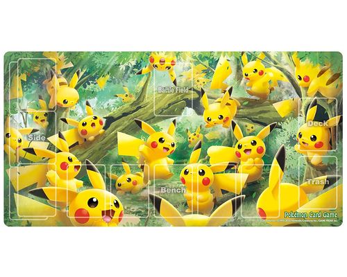 ポケカ　ポケモンカード プレイマット　WCS2015ボストン ピカチュウ 状態B】ポケモンカードゲーム ラバープレイマット 海外版