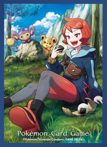 ポケカ デッキシールド(スリーブ) チリ＆ドオー 5個 　と　チリ100枚 ポケカ デッキシールド(スリーブ) チリ＆ドオー 5個 と チリ100