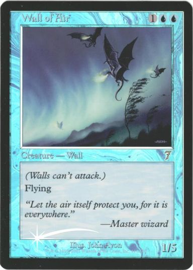 楽天市場 マジックザギャザリング Mtg 青 大気の壁 7ed 111 アンコモン Foil ランクa 中古 トレカ通販 トレトク楽天市場店