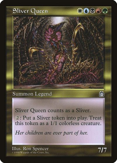スリヴァーの女王　エラー　英語　MTG スリヴァーの女王 (Sliver Queen) · Stronghold (STH) #129