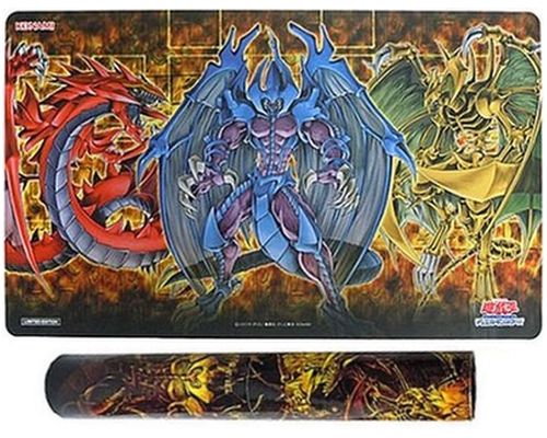 遊戯王 遊戯王 公式プレイマット 三幻魔 ケース付き ランクs 中古 Redefiningrefuge Org