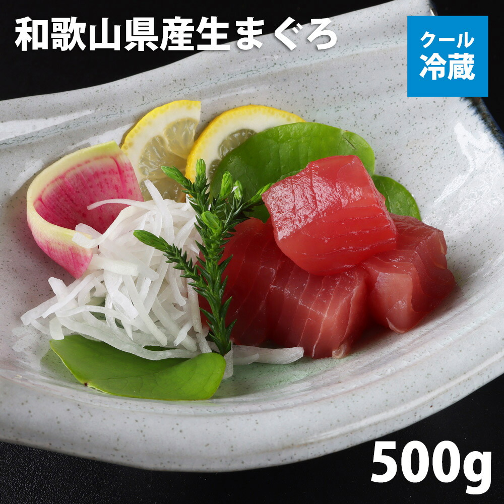 送料無料　ギフト 和歌山県産天然生まぐろ赤身　約500g　ブロック お刺身用湯浅醤油付　クール冷蔵便 ※北海道・青森県・秋田県・岩手県・沖縄県・離島地域へのお届け不可
