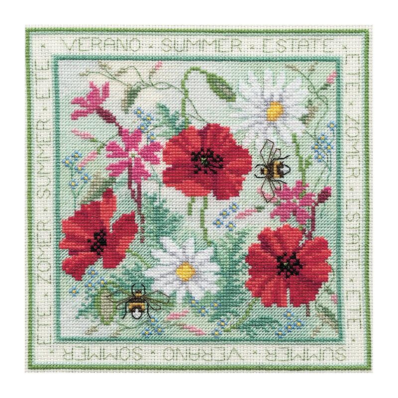 Bothy Threads クロスステッチ刺繍キット 「Four Seasons - Summer」 (ケズウィックの四季 夏) FS2 ボシースレッズ DERWENTWATER DESIGNS 【海外取り寄せ/納期40～80日程度】