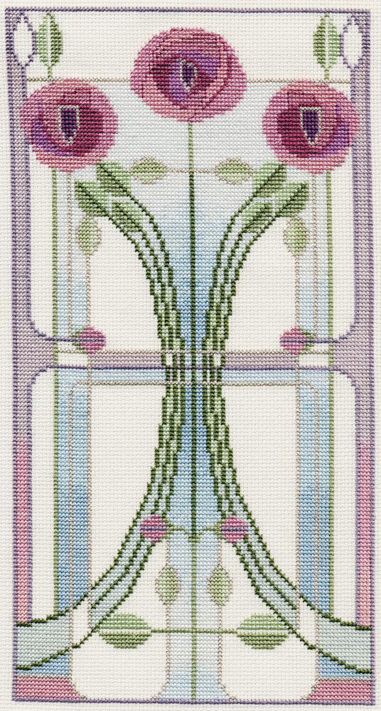 Bothy Threads クロスステッチ刺繍キット 「Mackintosh - Rose Bouquet」 MKP1 (マッキントッシュ ローズブーケ) ボシースレッズ 【海外取り寄せ/納期40～80日程度】