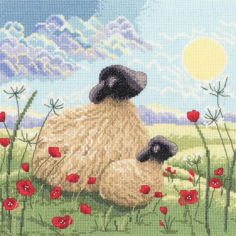 Bothy Threads クロスステッチ刺繍キット "Mum And Me" XLP15 ボシースレッズ 【海外取り寄せ/納期40～80日程度】｜HAND WORK とりい