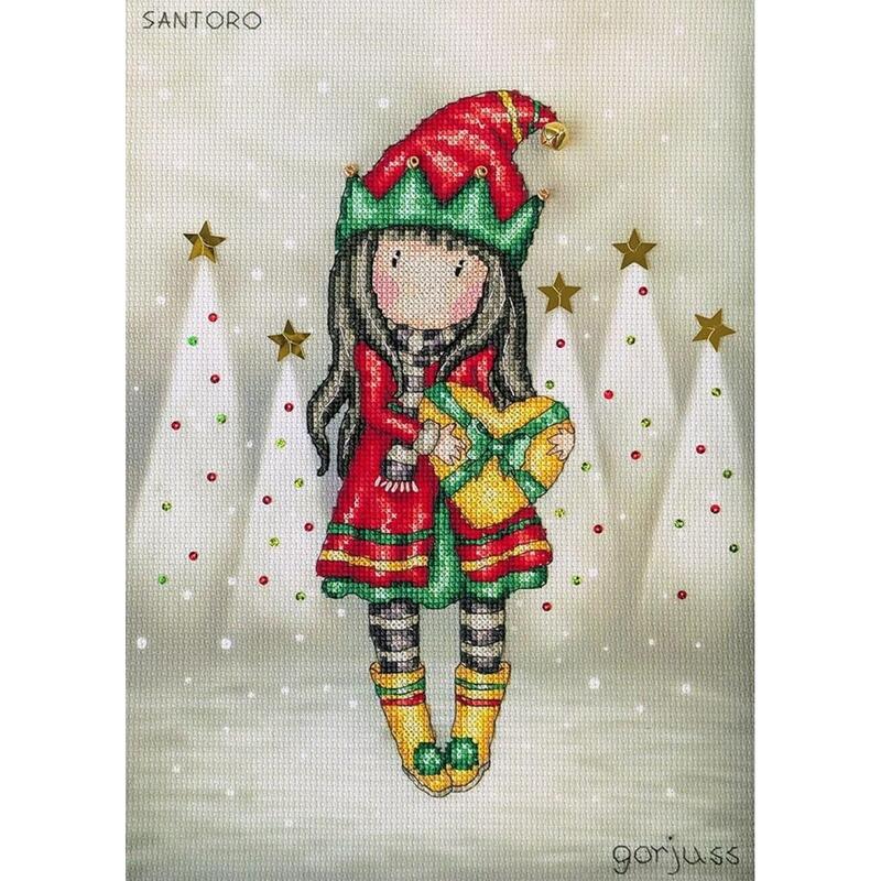 Bothy Threads 差し交わす編み目刺しゅう一揃いの道具 \"Jingle Belle\"" XG55 (ジングルベル) ボシースレッズ 【外国で取り寄せ/納期40～80日座標軸】"