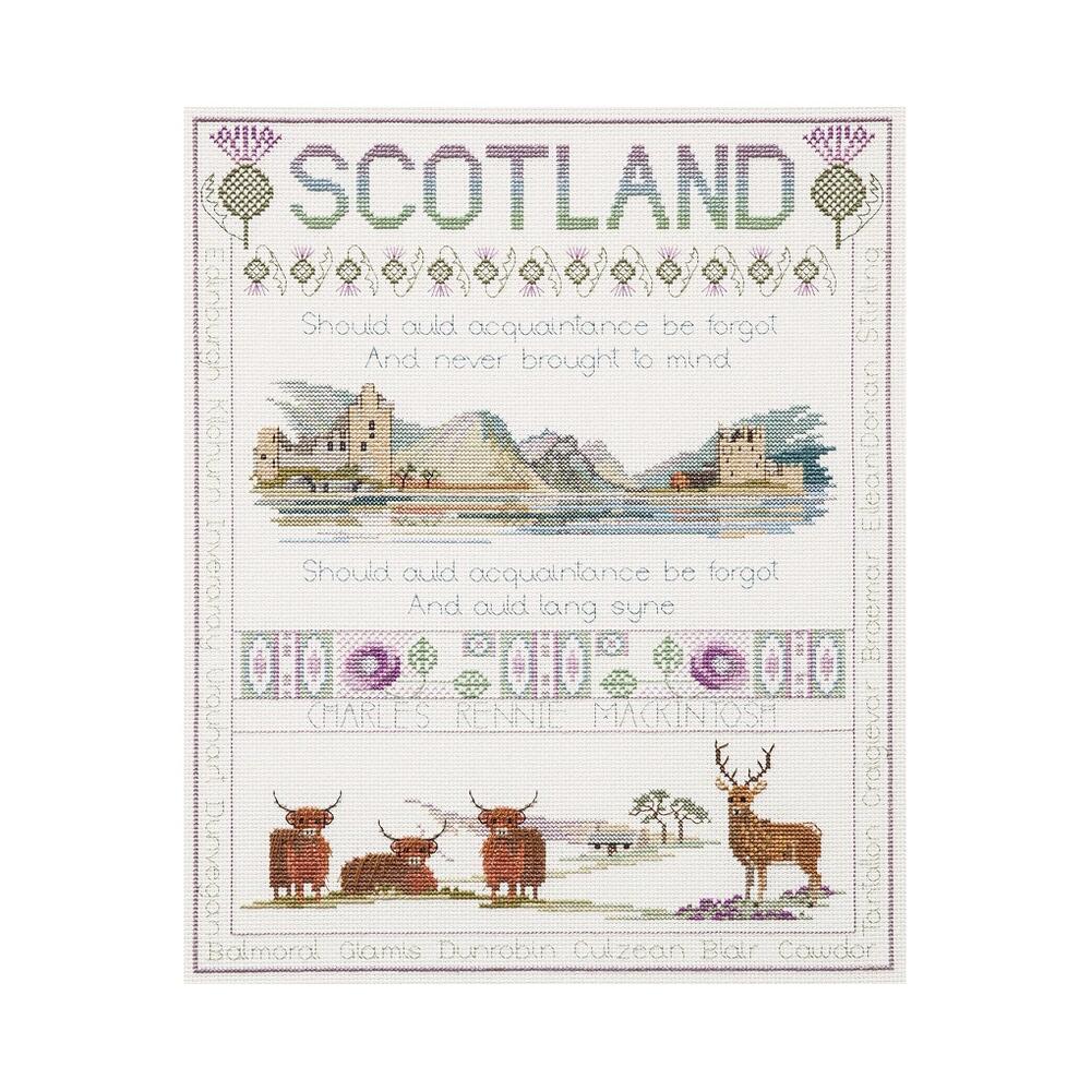 【楽天市場】Bothy Threads クロスステッチ刺繍キット 「Samplers Scotland」 RSS (スコットランドの
